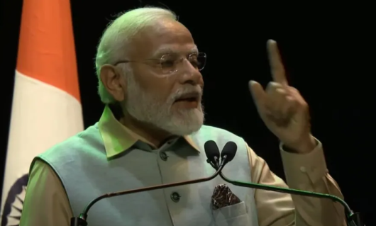सत्य और धर्म का पाठ पढ़ाने वाली धरती से पीएम मोदी ने संकल्पों की पूर्ति की बात कही
