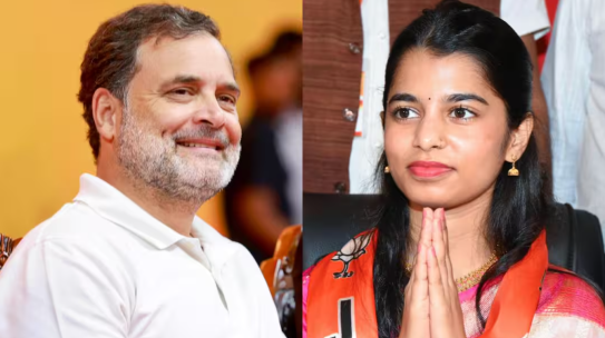 **BJP विधायक मैथिली ठाकुर ने राहुल गांधी की 'गद्दार' वाली टिप्पणी पर ज़ोरदार हमला बोला: 'भाषा का चुनाव...'**