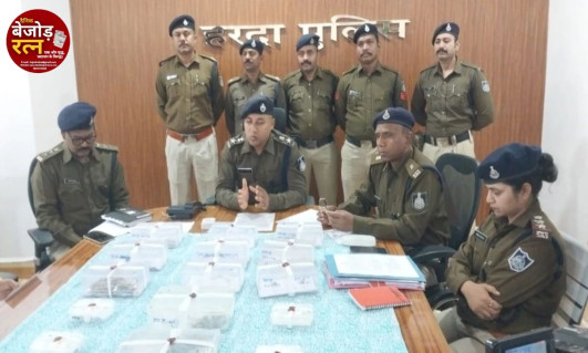 हरदा में पुलिस ने गिरफ़्तार किया गिरफ़्तार गिरोह, 7.5 लाख रुपए के जेवरात जब्त