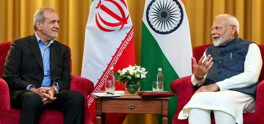 पीएम मोदी ने ईरान के राष्ट्रपति मसूद पेज़ेशकियन से बात की; मध्य पूर्व की मौजूदा स्थिति पर चर्चा की।